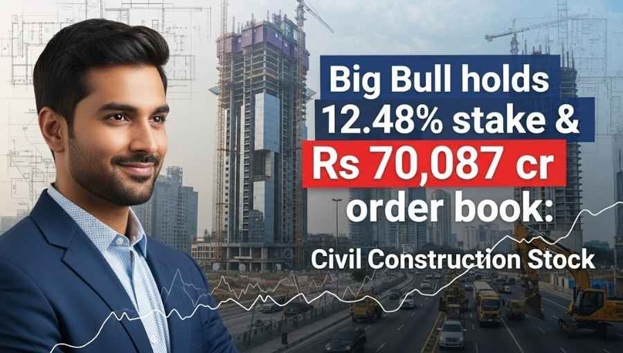 Jhunjhunwala Civil Stock Has 70k Cr Order Book